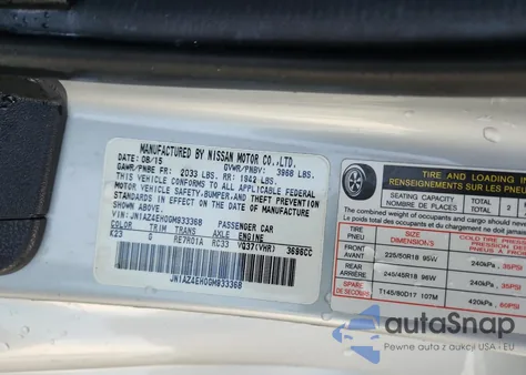 2016 Nissan 370Z Base from USA, damaged, VIN JN1AZ4EH0GM933368